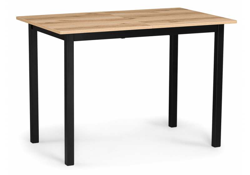 Стол деревянный Аркон 110(130)х68х75 делано / черный (68x75). 